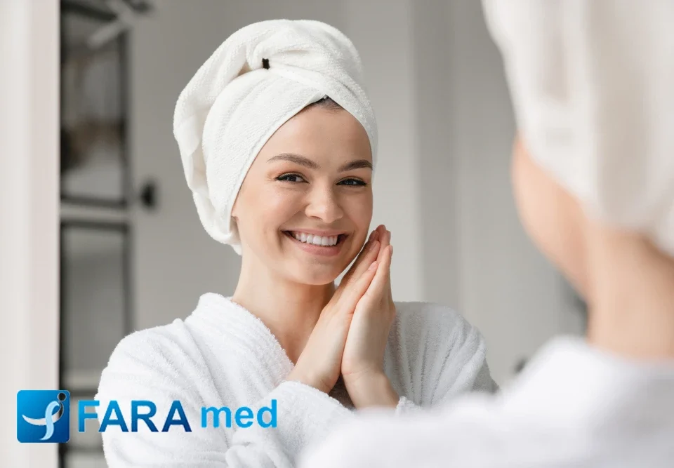 حمام بعد لیزر موهای زائد