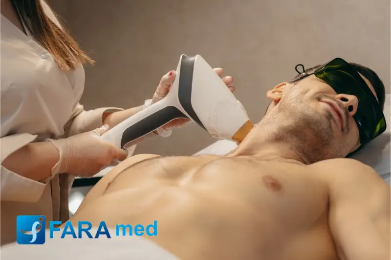 لیزر موهای زائد پوست را روشن می‌کند