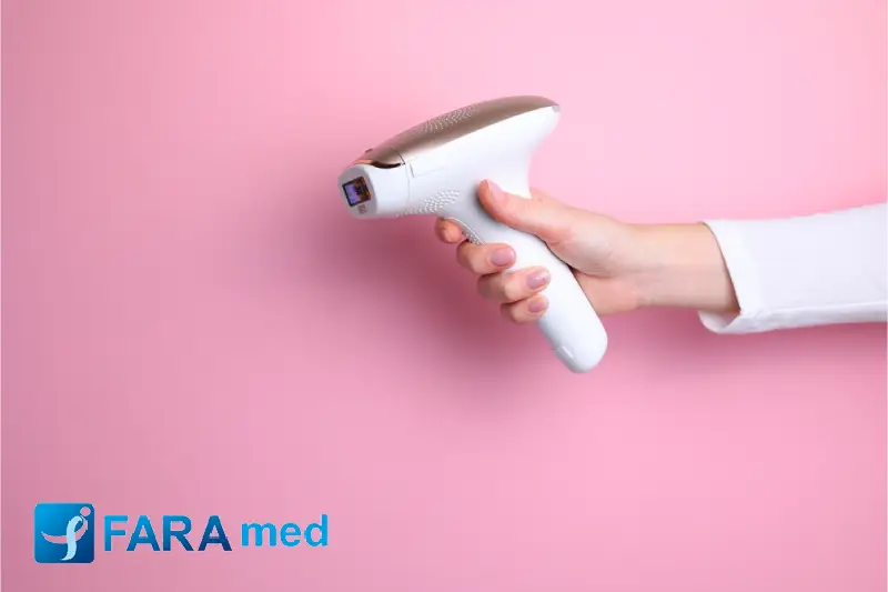 لیزر موهای زائد سفید