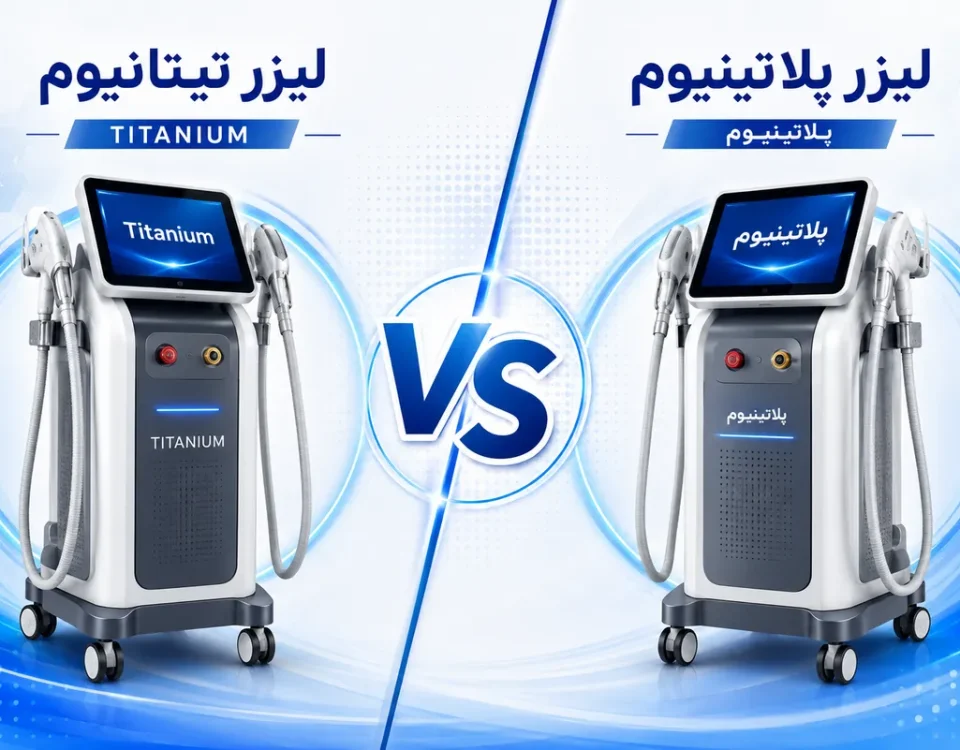 تفاوت دستگاه لیزر تیتانیوم و پلاتینیوم